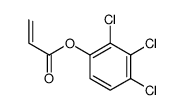 (2,3,4-trichlorophenyl) prop-2-enoate结构式