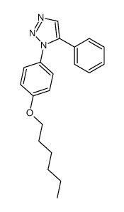 1-(4-hexoxyphenyl)-5-phenyltriazole Structure