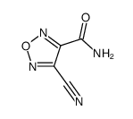 1,2,5-Oxadiazole-3-carboxamide,4-cyano-(9CI) Structure