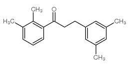 2',3'-DIMETHYL-3-(3,5-DIMETHYLPHENYL)PROPIOPHENONE结构式