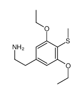 3,5-Diethoxy-4-(methylthio)benzeneethaneamine结构式