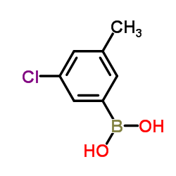 3-Chloro-5-methylphenylboronic acid structure