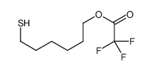 6-sulfanylhexyl 2,2,2-trifluoroacetate结构式