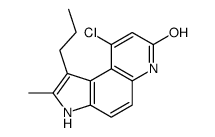 9-chloro-2-methyl-1-propyl-3,6-dihydropyrrolo[3,2-f]quinolin-7-one结构式