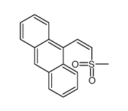 9-(2-methylsulfonylethenyl)anthracene结构式