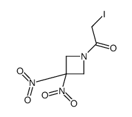 1-(3,3-dinitroazetidin-1-yl)-2-iodoethanone Structure