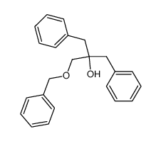 2-Benzyloxymethyl-1,3-diphenylpropan-2-ol结构式