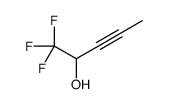 1,1,1-trifluoropent-3-yn-2-ol结构式