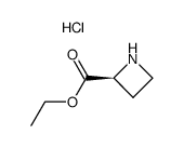 (S)-Azetidine-2-carboxylic acid ethyl ester hydrochloride structure