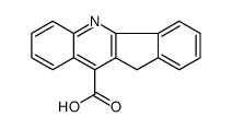 11H-Indeno[1,2-b]quinoline-10-carboxylic acid Structure