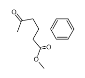 methyl 5-oxo-3-phenylhexanoate结构式