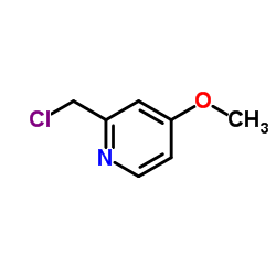 2-氯甲基-4-甲氧基-吡啶结构式