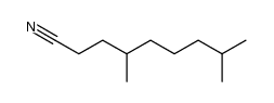 (+/-)-2.6-dimethyl-nonanoic acid-(9)-nitrile结构式