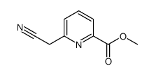 methyl 6-(cyanomethyl)picolinate Structure
