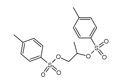 1,2-propanediol ditosylate Structure
