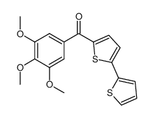 5-(3,4,5-trimethoxybenzoyl)-[2,2']bithiophene结构式