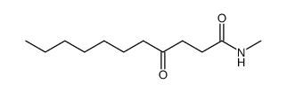 4-oxo-undecanoic acid methylamide Structure