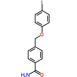 4-((4-iodophenoxy)methyl)benzamide结构式