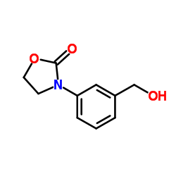 3-[3-(Hydroxymethyl)phenyl]-1,3-oxazolidin-2-one结构式