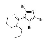 2,4,5-tribromo-N,N-dipropylimidazole-1-carboxamide Structure