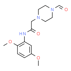 N-(2,5-DIMETHOXYPHENYL)-2-(4-FORMYLPIPERAZINYL)ETHANAMIDE picture