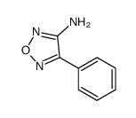 4-苯基-1,2,5-恶二唑-3-胺结构式