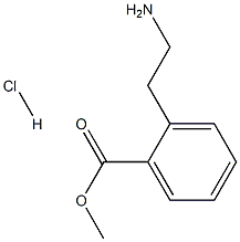 Methyl 2-(2-aminoethyl)benzoate hydrochloride structure