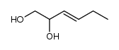 hex-3-ene-1,2-diol Structure