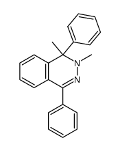 1,2-dimethyl-1,2-dihydro-1,4-diphenylphthalazine结构式