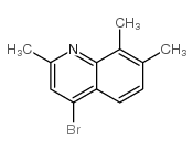 4-Bromo-2,7,8-trimethylquinoline结构式