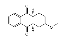 (+/-)-2-methoxy-(4ar,9ac)-1,4,4a,9a-tetrahydro-anthraquinone Structure