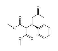 dimethyl (R)-(-)-4-oxo-2-phenyl-1,1-pentanedicarboxylate结构式