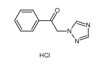 1-phenyl-2-(1,2,4-1H-triazol-1-yl)ethanone hydrochloride结构式