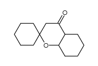 hexahydro-spiro[chroman-2,1'-cyclohexan]-4-one结构式