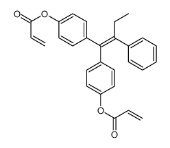 1,1-bis(4-acryloyloxyphenyl)-2-phenylbut-1-ene结构式