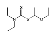 1-ethoxyethyl N,N-diethylcarbamodithioate结构式