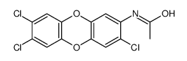 N-(3,7,8-trichlorodibenzo-p-dioxin-2-yl)acetamide结构式
