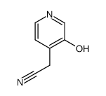 4-Pyridineacetonitrile,3-hydroxy-(9CI)结构式