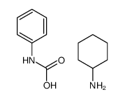 cyclohexanamine,phenylcarbamic acid Structure