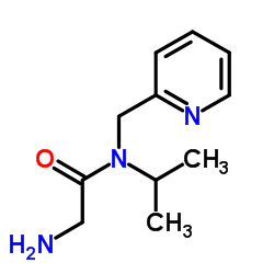 N-Isopropyl-N-(2-pyridinylmethyl)glycinamide结构式