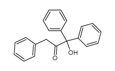 1-hydroxy-1,1,3-triphenyl-2-propanone结构式