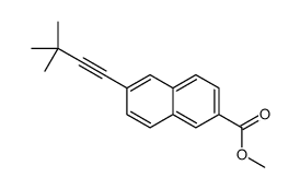 Methyl 6-(3,3-dimethyl-1-butyn-1-yl)-2-naphthoate Structure