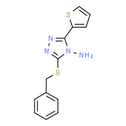 3-(Benzylsulfanyl)-5-(2-thienyl)-4H-1,2,4-triazol-4-amine picture