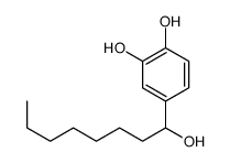 4-(1-hydroxyoctyl)benzene-1,2-diol结构式
