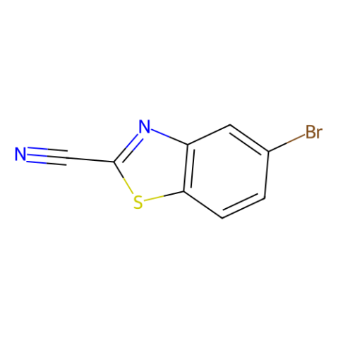 5-bromo-1,3-benzothiazole-2-carbonitrile结构式