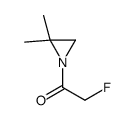 Aziridine, 1-(fluoroacetyl)-2,2-dimethyl- (9CI) Structure