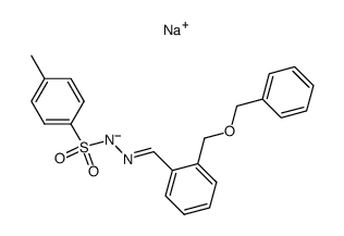 sodium 2-(2-((benzyloxy)methyl)benzylidene)-1-tosylhydrazin-1-ide结构式