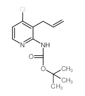 tert-Butyl 3-allyl-4-chloropyridin-2-ylcarbamate structure