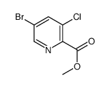 5-溴-3-氯吡啶甲酸甲酯结构式
