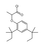 2-[2,4-bis(2-methylbutan-2-yl)phenoxy]propanoyl chloride结构式